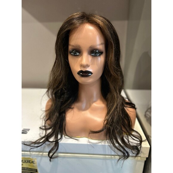Remy Virgin Human Hair Wig Jannet collecton brand new lace cut subtle highlights main image 6